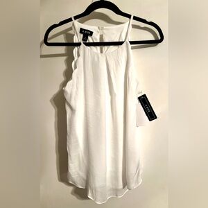 A. Byer White Sleeveless Blouse-NWT